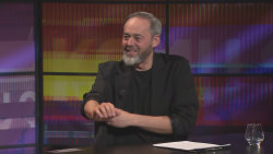 Kamil Střihavka s dcerou Evou v talkshow 7 pádů Honzy Dědka